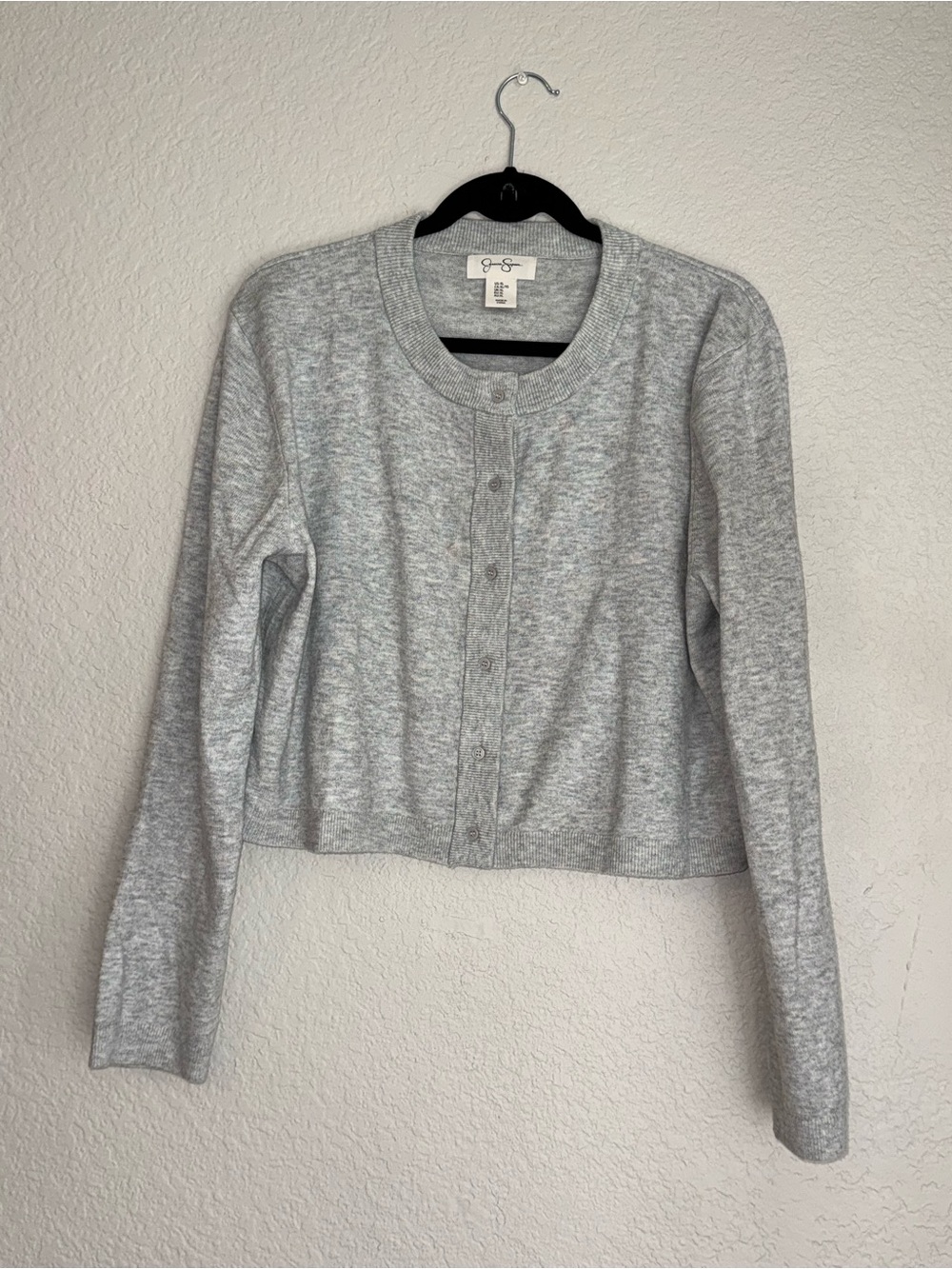 Jessica Simpson Light Gray Knit Sweater